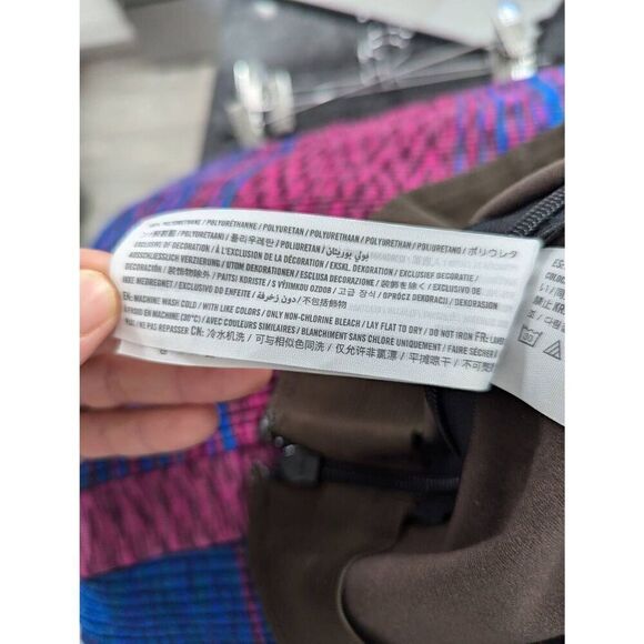 Abercrombie & Fitch Vegan Leather Pants women's size Med brown flare high rise - Picture 7 of 7